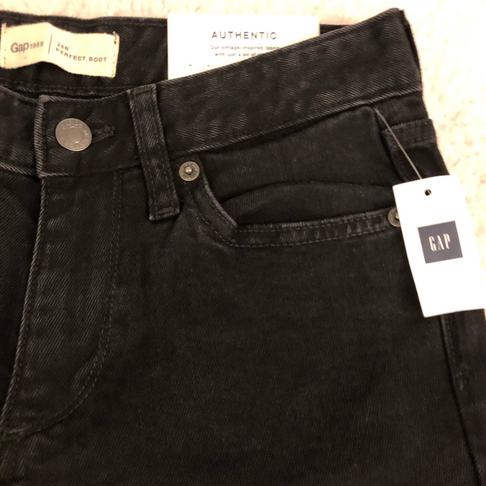 GAP Womens Perfect Boot Mid Rise Jeans Size 25 - Picture 5 of 8